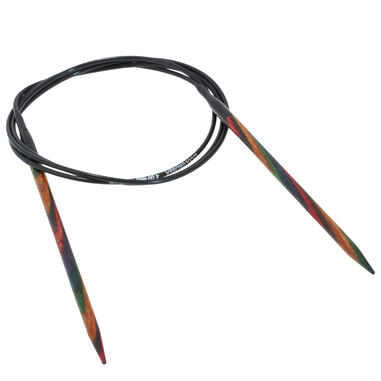 Lana Grossa Rundsticka Design-trä: Multicolor St. 4,0/100cm