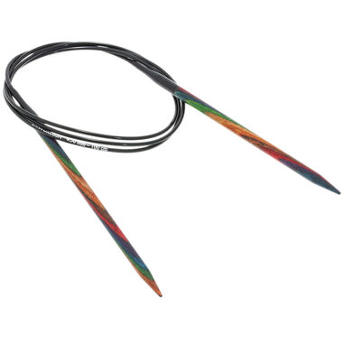 Lana Grossa Rundsticka Design-trä: Multicolor St. 5,5/100cm