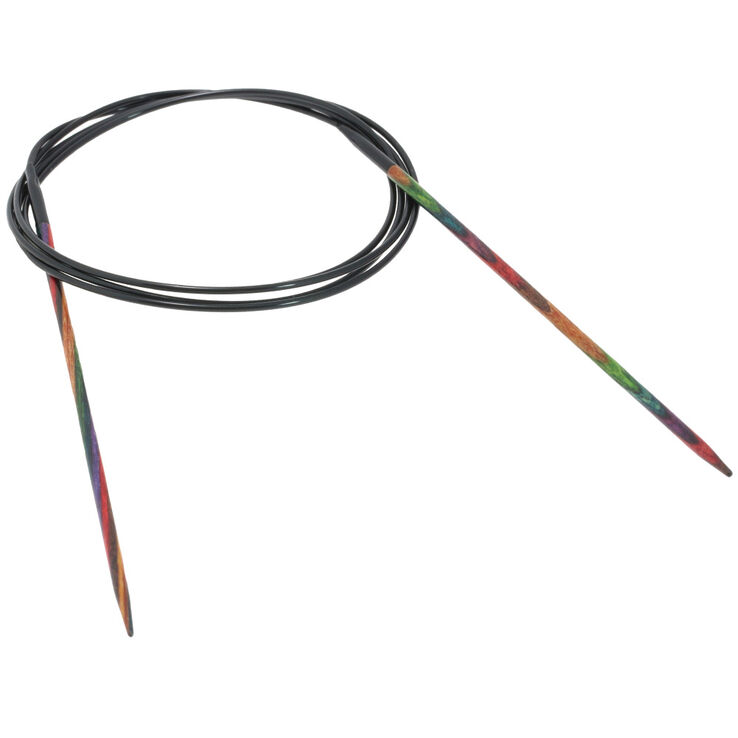 Lana Grossa Rundsticka Design-trä: Multicolor St. 2,5/120cm 
