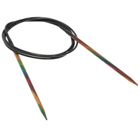 Lana Grossa Rundsticka Design-trä: Multicolor St. 3,5/120cm 