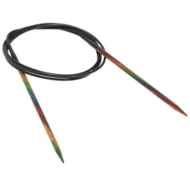 Lana Grossa Rundsticka Design-trä: Multicolor St. 3,5/120cm