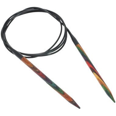Lana Grossa Rundsticka Design-trä: Multicolor St. 5,5/120cm
