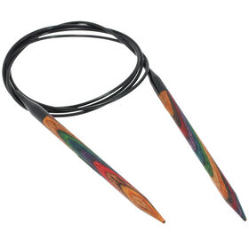 Lana Grossa Rundsticka Design-trä: Multicolor St. 6,5/120cm 