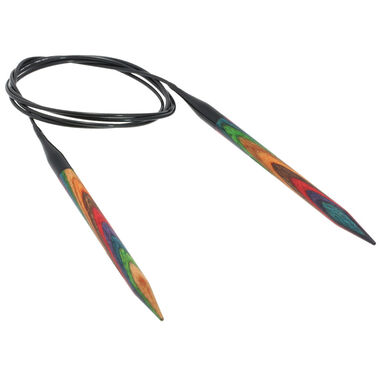 Lana Grossa Rundsticka Design-trä: Multicolor St. 8,0/120cm