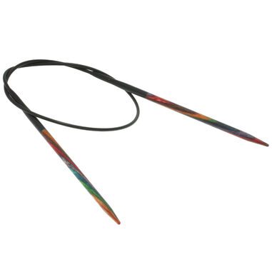 Lana Grossa Rundsticka Design-trä: Multicolor St. 3,0/40cm Rundpinne Design-tre: Multicolor St. 3,0/40cm