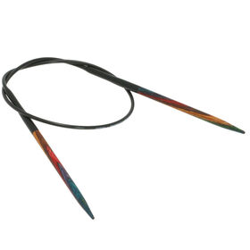 Lana Grossa Rundsticka Design-trä: Multicolor St. 4,0/40cm 