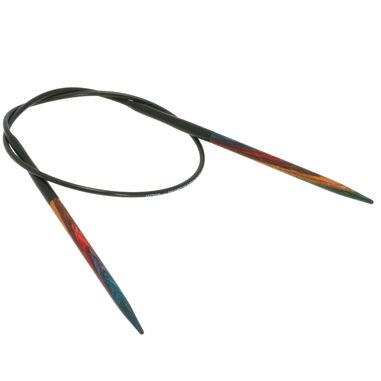 Lana Grossa Rundsticka Design-trä: Multicolor St. 4,0/40cm