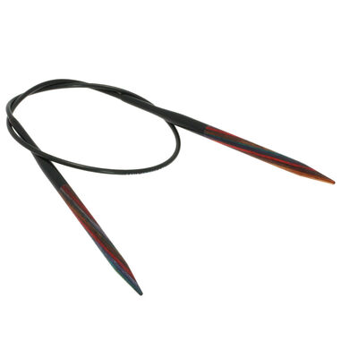 Lana Grossa Rundsticka Design-trä: Multicolor St. 4,5/40cm