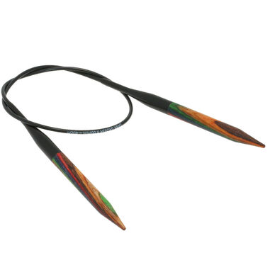 Lana Grossa Rundsticka Design-trä: Multicolor St. 6,0/40cm