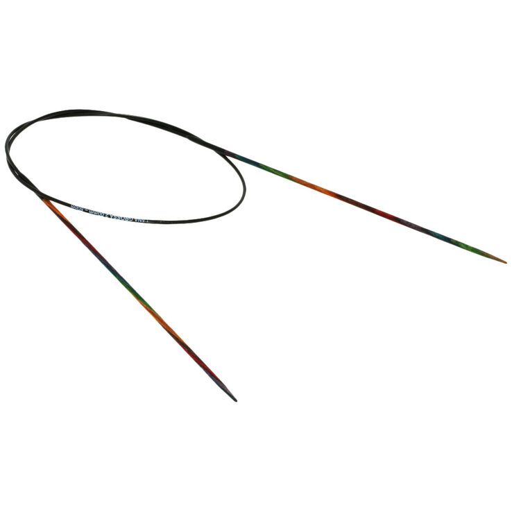 Lana Grossa Rundsticka Design-trä: Multicolor St. 2,0/60cm