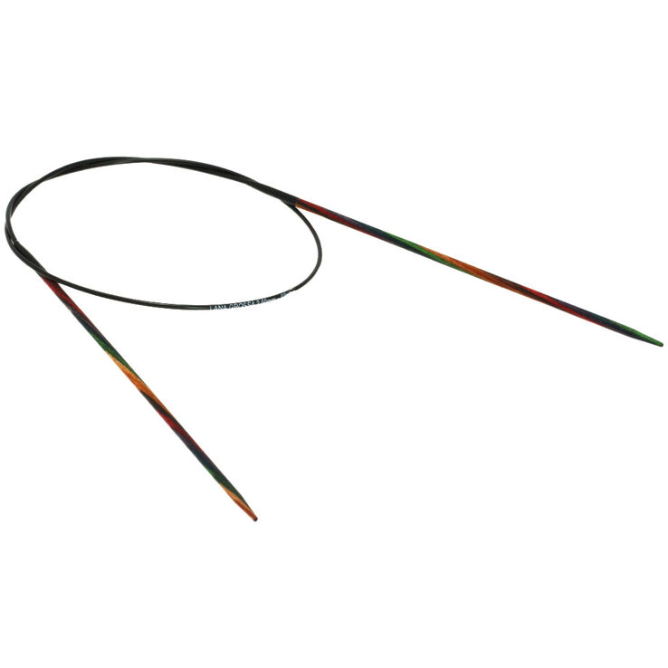 Lana Grossa Rundsticka Design-trä: Multicolor St. 2,5/60cm 