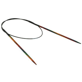 Lana Grossa Rundsticka Design-trä: Multicolor St. 3,0/60cm 