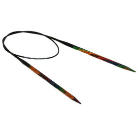 Lana Grossa Rundsticka Design-trä: Color St. 5,0/60cm