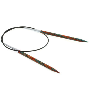Lana Grossa Rundsticka Design-trä: Multicolor St. 5,5/60cm