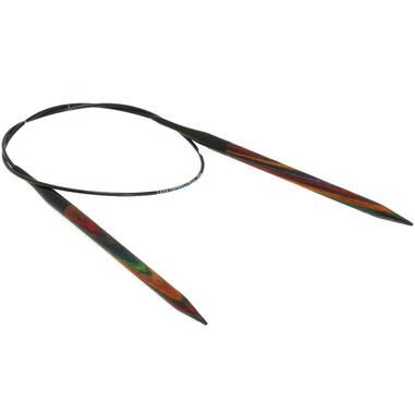 Lana Grossa Rundsticka Design-trä: Multicolor St. 6,0/60cm