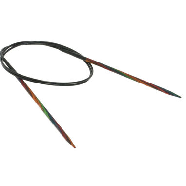 Lana Grossa Rundsticka Design-trä: Multicolor St. 3,5/80cm