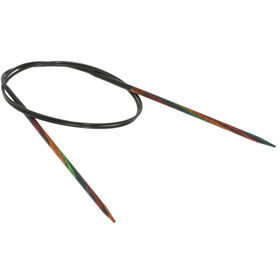 Lana Grossa Rundsticka Design-trä: Multicolor St. 3,75/80cm 