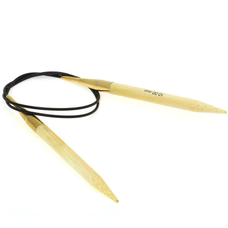 Lana Grossa Rundsticka Bambu St. 10,0/80cm