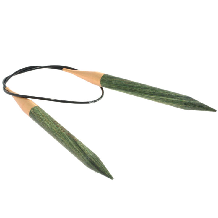 Lana Grossa Rundsticka Design-trä: Signal St. 12,0/60cm