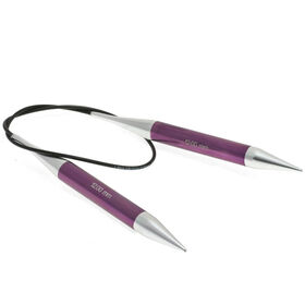 Lana Grossa Rundsticka Aluminium Rainbow St. 12,0/60cm