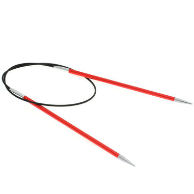 Lana Grossa Rundsticka Aluminium Rainbow St. 4,0/40cm