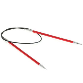 Lana Grossa Rundsticka Aluminium Rainbow St. 4,5/40cm