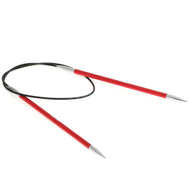 Lana Grossa Rundsticka Aluminium Rainbow St. 4,5/60cm