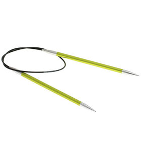 Lana Grossa Rundsticka Aluminium Rainbow St. 5,5/40cm