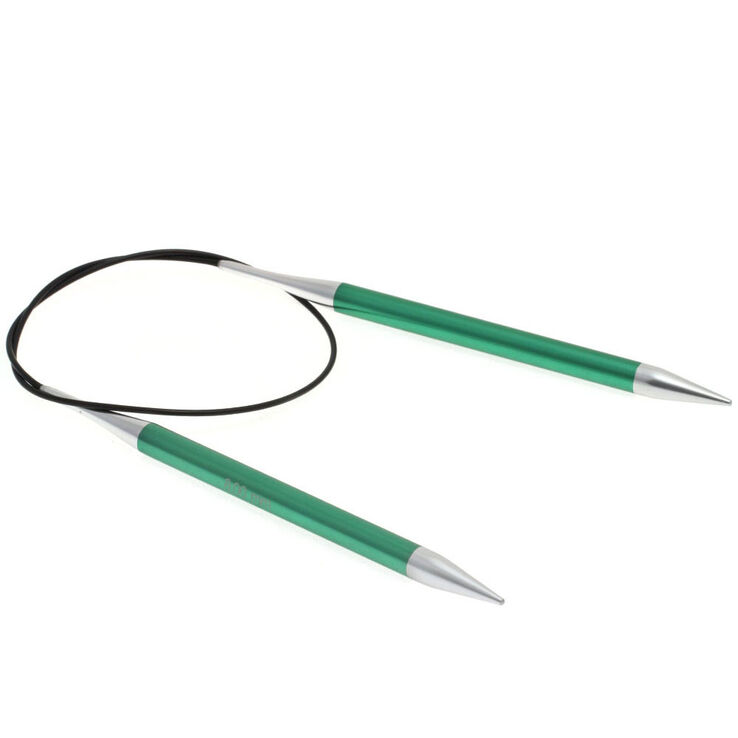 Lana Grossa Rundsticka Aluminium Rainbow St. 8,0/40cm