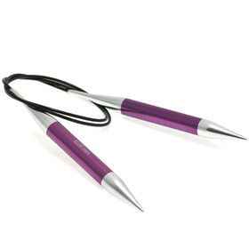 Lana Grossa Rundsticka Aluminium Rainbow St. 12,0/100cm