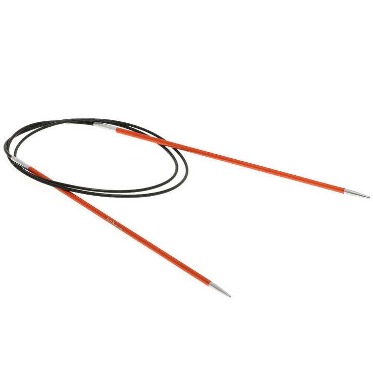Lana Grossa Rundsticka Aluminium Rainbow St. 2,5/80cm