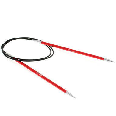 Lana Grossa Rundsticka Aluminium Rainbow St. 4,0/80cm