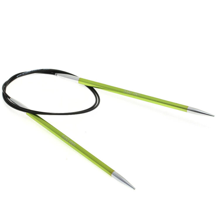Lana Grossa Rundsticka Aluminium Rainbow St. 5,0/100cm