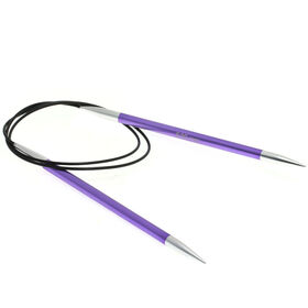 Lana Grossa Rundsticka Aluminium Rainbow St. 6,0/100cm