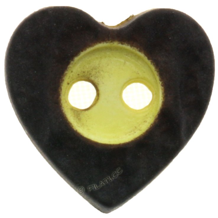 UNION KNOPF 31492/16mm | 20-mörk brun/gul