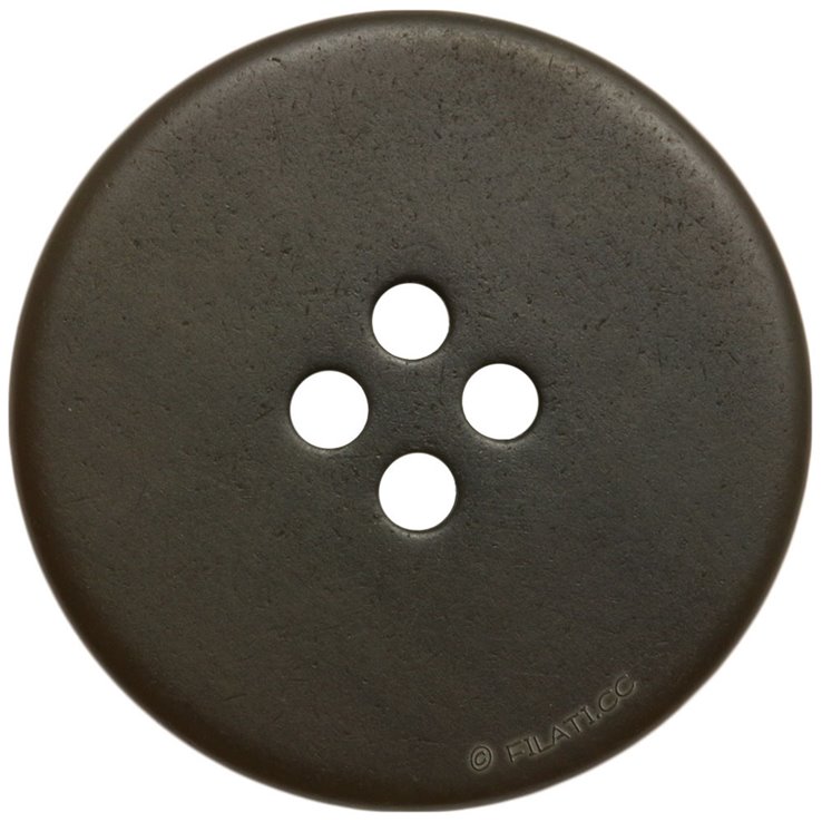 UNION KNOPF 452914/20mm | 20-mörk brun