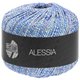 Lana Grossa ALESSIA | 014-blå/silver/natur