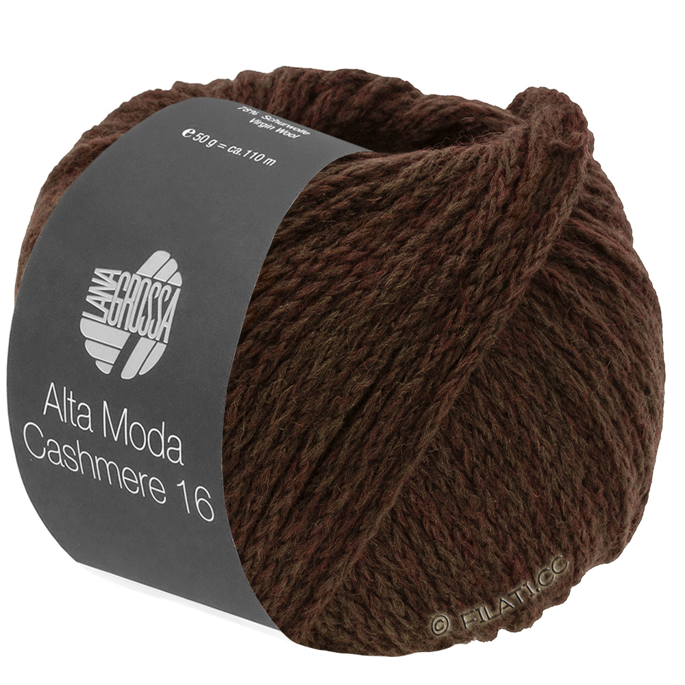 Lana Grossa ALTA MODA CASHMERE 16 | 89-svartbrun