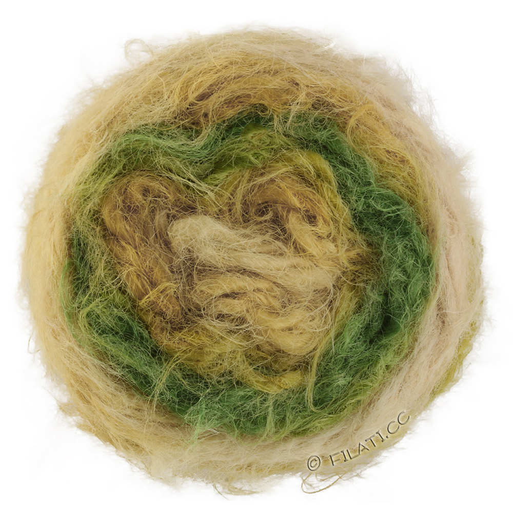 Lana Grossa  | 102-pastellgul/senap/lindgrön/äppelgrön