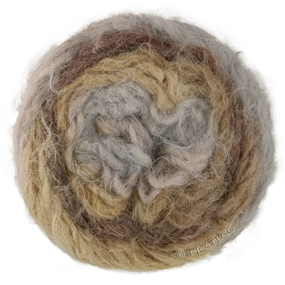 Lana Grossa  | 108-beige/ljus grå/grège/beigegrå/taupe/gråbrun/mörk brun