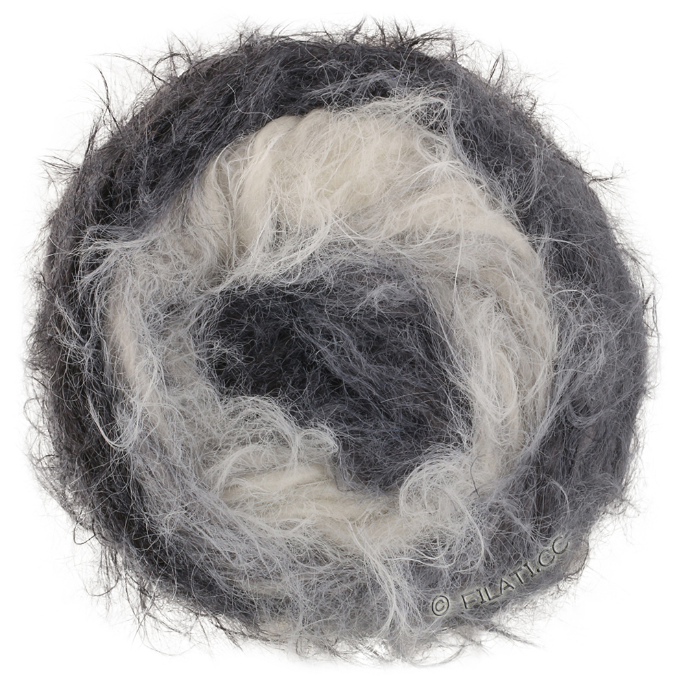 Lana Grossa  | 109-vit/ljus grå/mellangrå/mörk grå/antracit