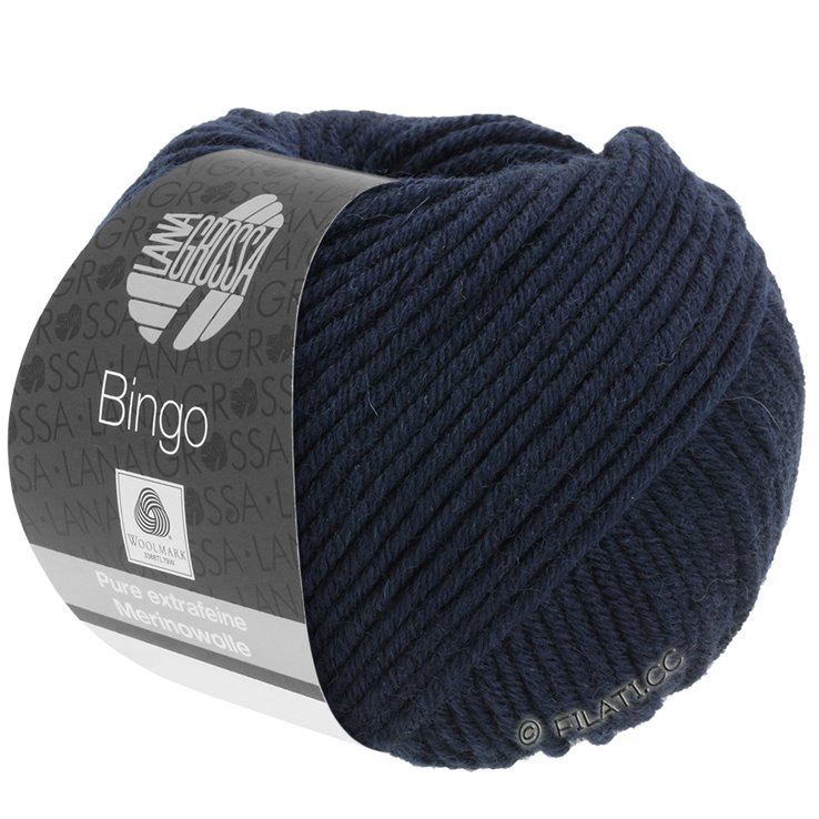 Lana Grossa BINGO Uni/Melange | 008-nattblå