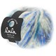 Lana Grossa BRUSHY Uni/Print (lala BERLIN) | 205-vit/ljus grå/mörk grå/jeans/royal