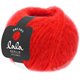 Lana Grossa BRUSHY Uni/Print (lala BERLIN) | 018-röd