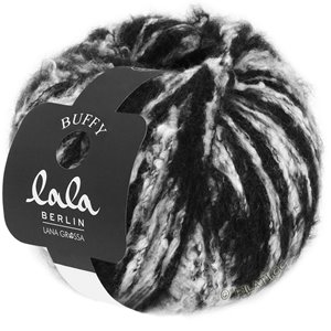 Lana Grossa BUFFY (lala BERLIN) | 12-svart/råvit