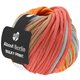 Lana Grossa BULKY Print (ABOUT BERLIN) | 103-mandarin/mörk grå/ljus röd/rosenträ
