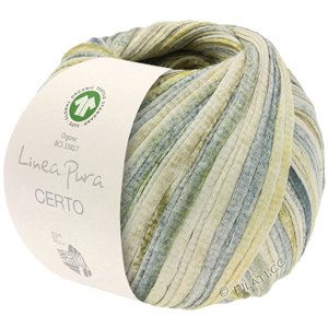 Lana Grossa CERTO Print (Linea Pura) | 110-gröngul/natur/oliv/beige/grå