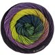 Lana Grossa COOL WOOL Big Color | 4043-grön/svartbrun/mörk violett/violett/gul/bladgrön/mörk petrol