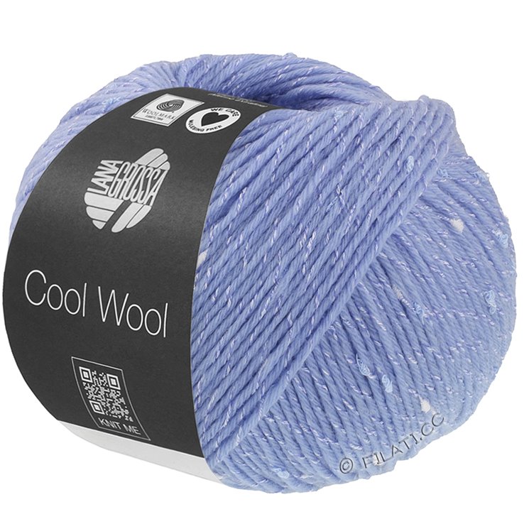 Lana Grossa COOL WOOL Dots | 01-ljus blå