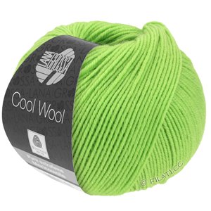 Lana Grossa COOL WOOL   Uni/Melange/Neon | 0509-ljus grön